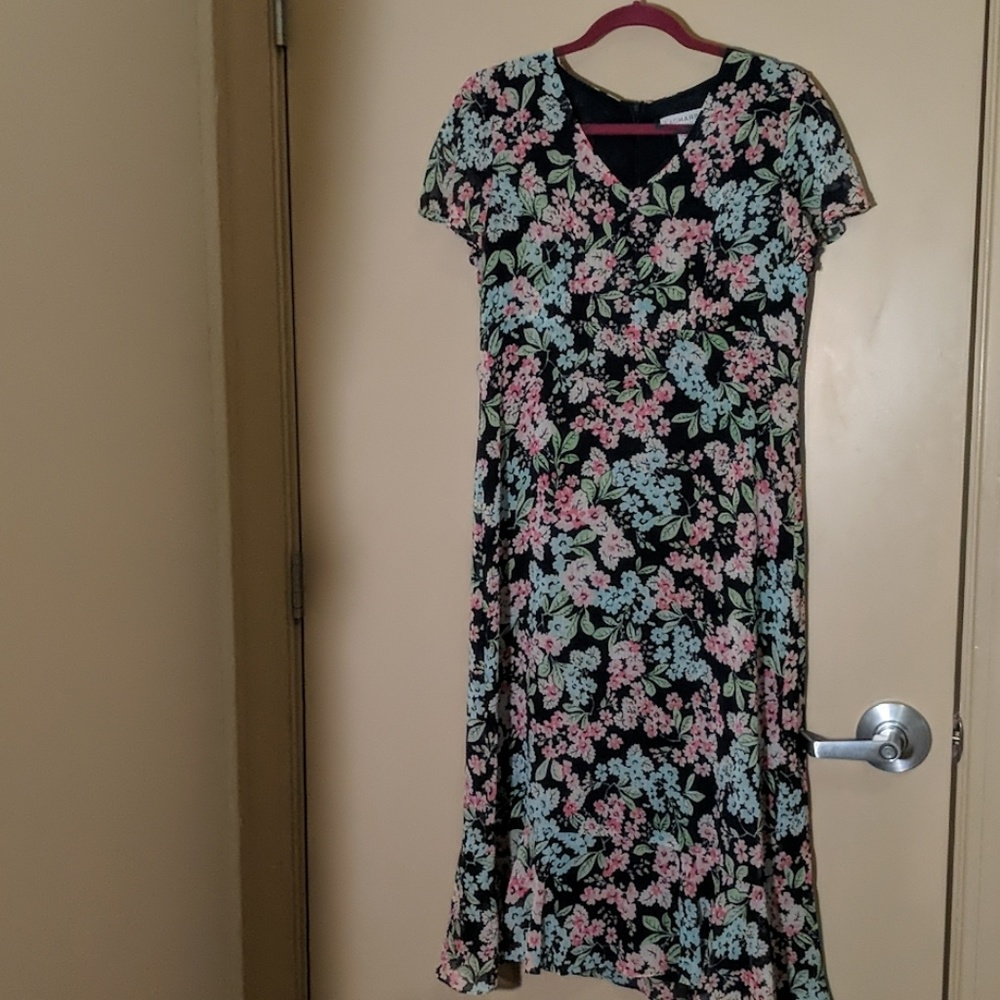 Long floral dress